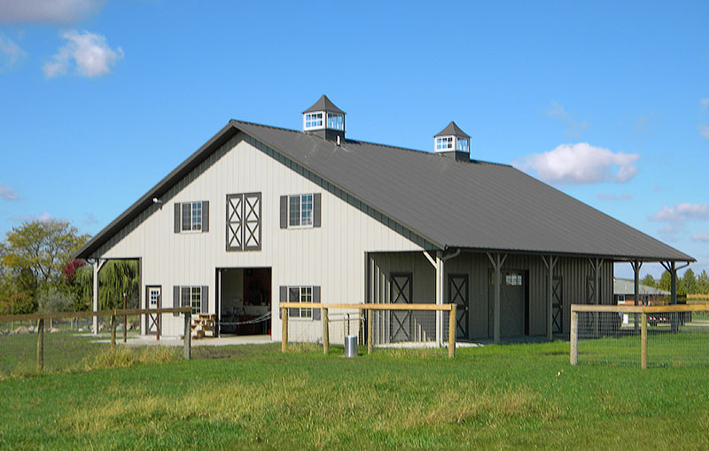 Metal Storage Buildings with Living Quarters