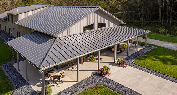 Metal Roofing in the New  Era of Post  Frame  Home  Design 
