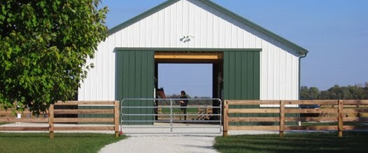 Pole Barn Kits Light And Bright Places For Horses On Your Property