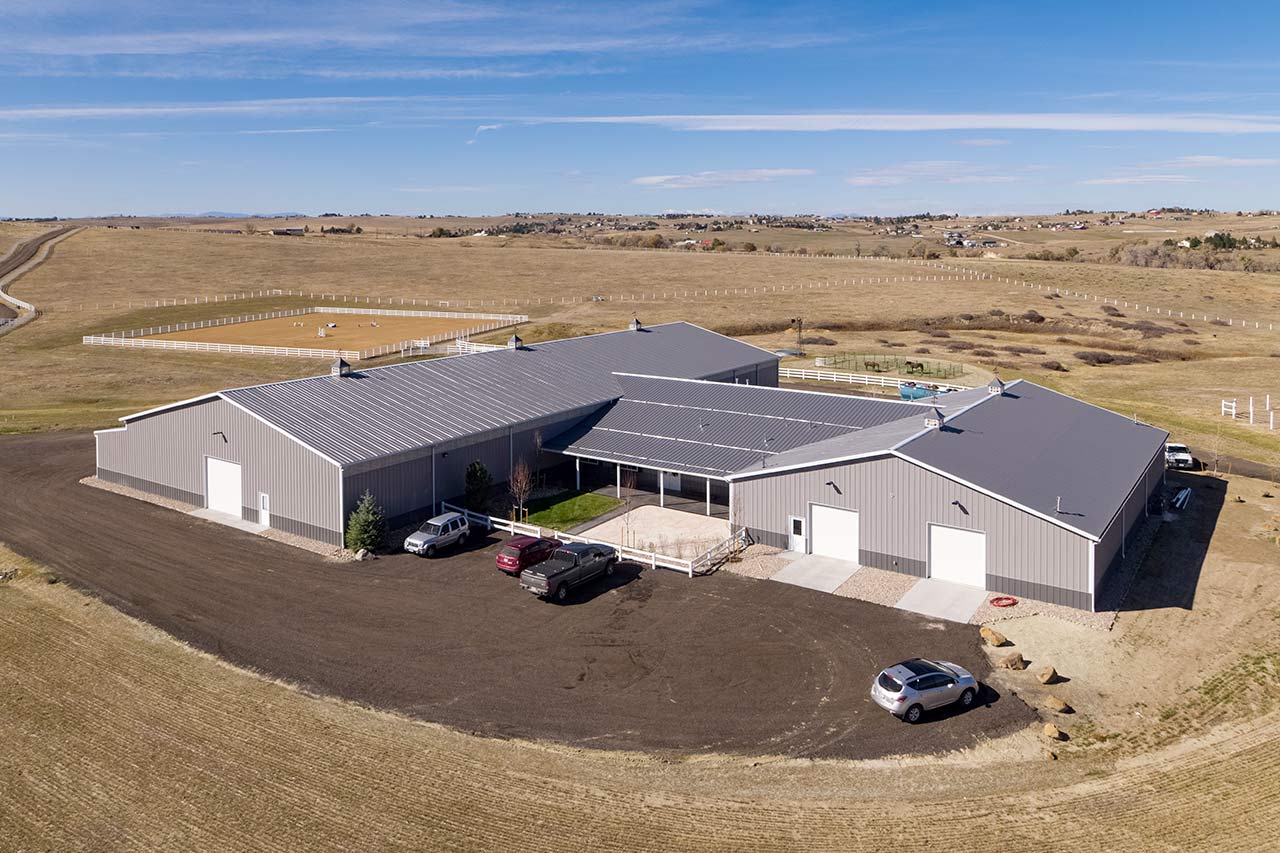 Steel Buildings Indoor Riding Arena Larkin Meadows