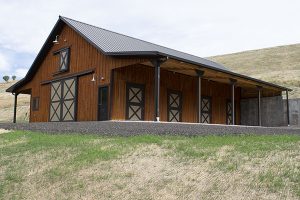 3 Stall Pole Barns