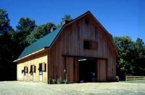 horse barns