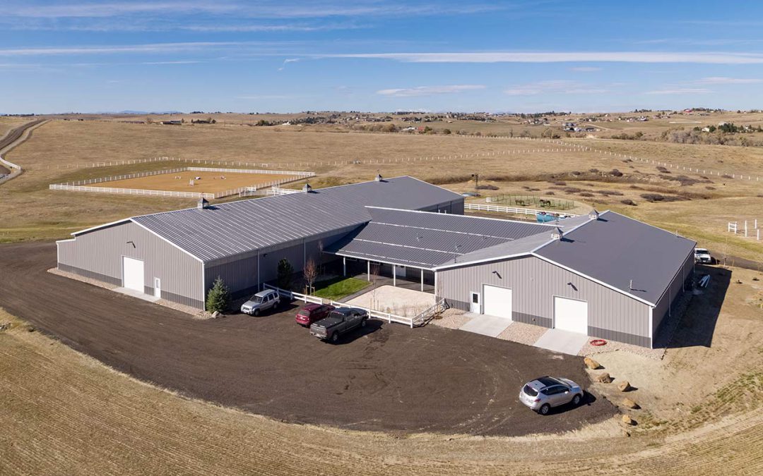 Confident Larkspur Horse Property – Breezeway to Barn & Indoor Arena