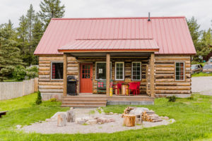 pole frame cabin