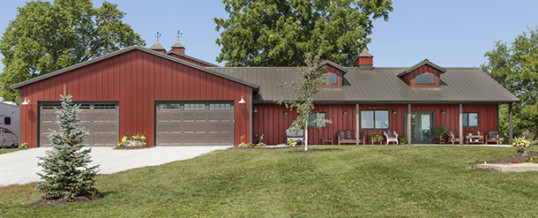 Build a Post Frame Farmhouse with Cupolas on Top