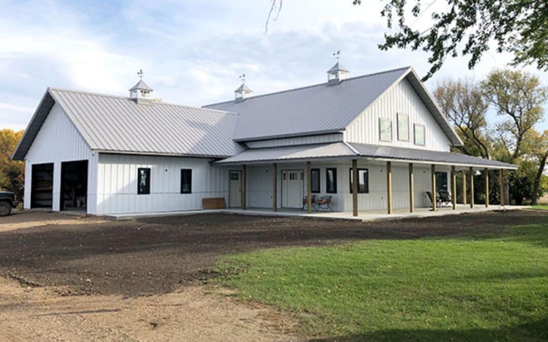 Build a Post Frame Farmhouse with Cupolas on Top