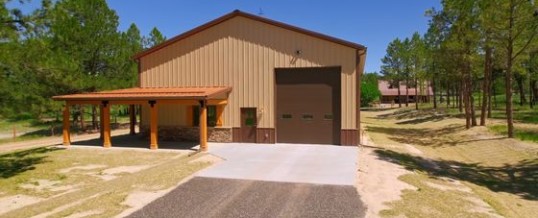 New Garage Patterned to Complement the Entire Property