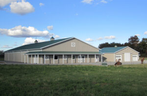 Indoor horse arenas