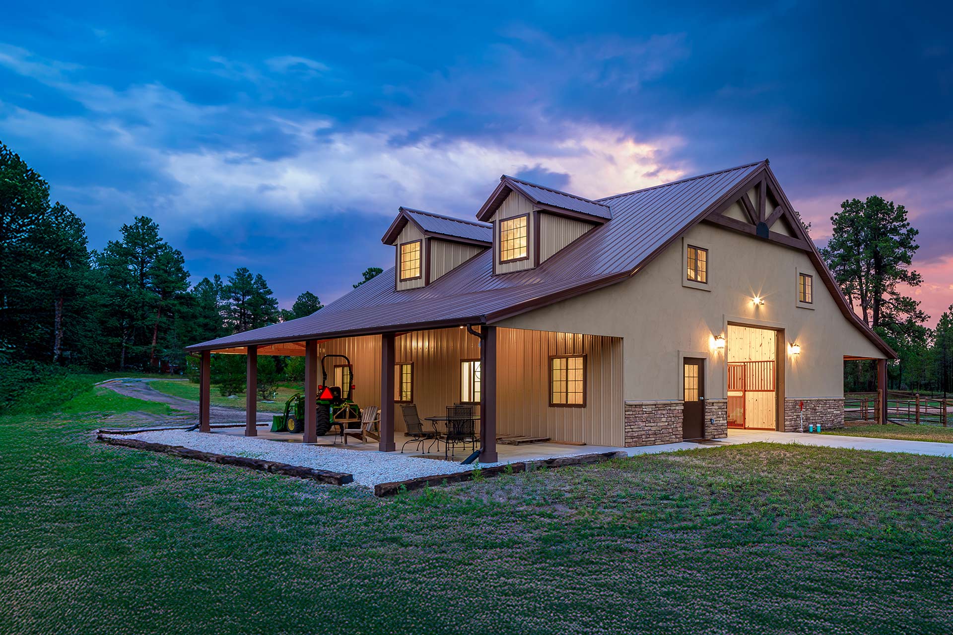 Custom Colorado Horse Barn Custom Colorado Horse Barn